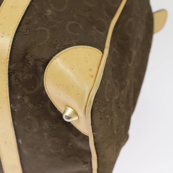 CELINE C saluki Hand Bag Canvas Brown Auth 99417 - Picture 15 of 16